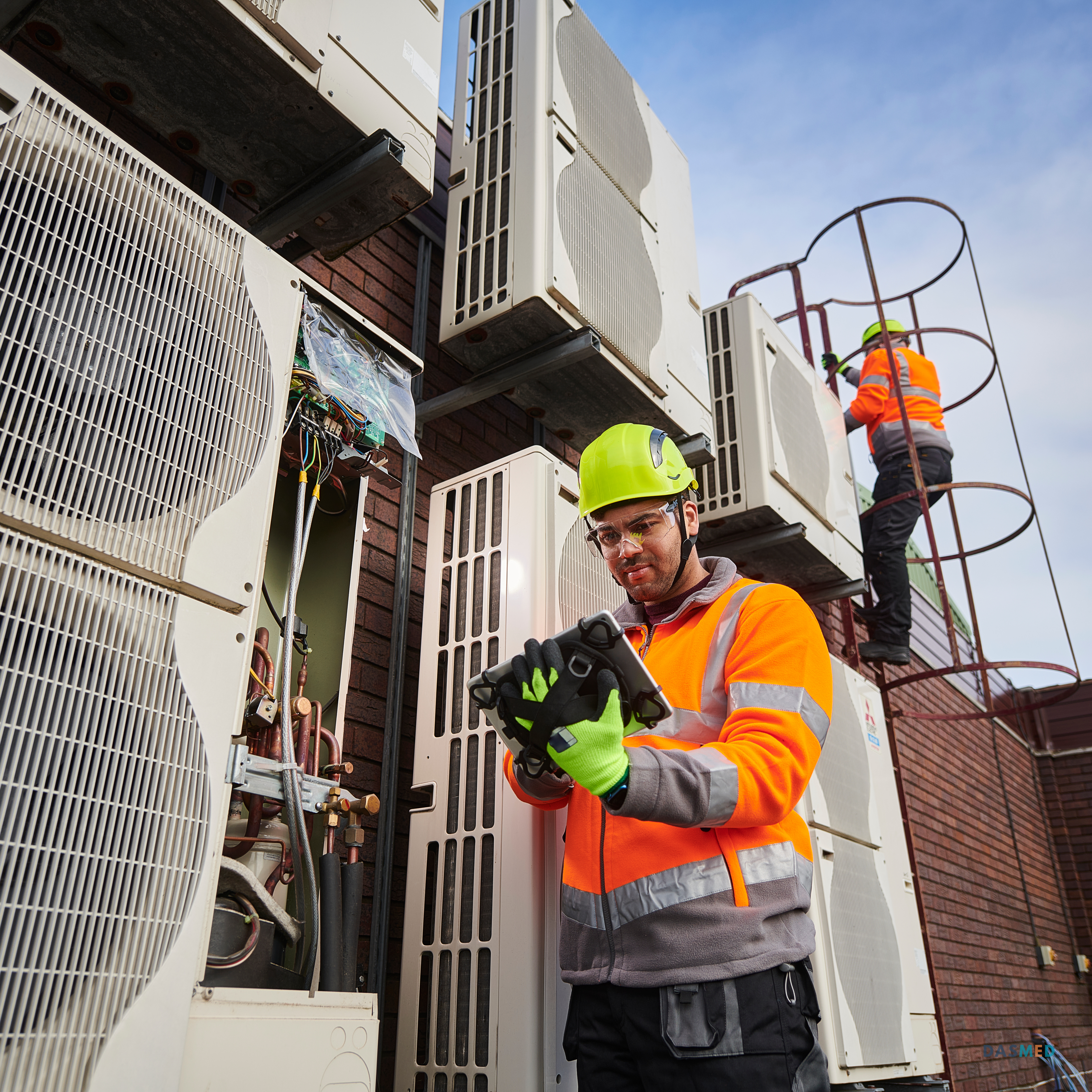 manutenção em sistema HVAC